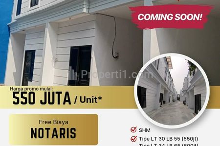 Dijual Rumah Inden Tipe Minimalis 2 Lantai di Kebagusan, Pasar Minggu, Jakarta Selatan