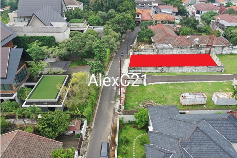 Dijual Tanah Kotak Hook di Cipete Next to Area Kemang, Cipete Selatan, Cilandak, Jakarta Selatan