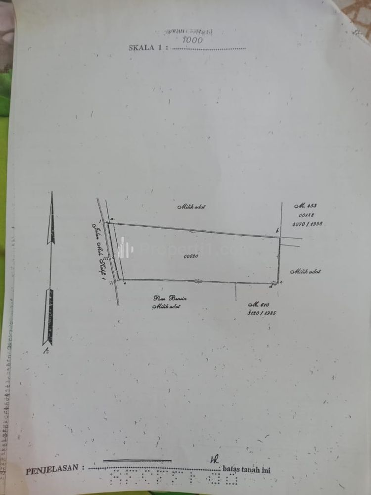 Sewa Murah Tanah Kosong SHM Bisa untuk Usaha, Zona Komersial, Luas 3097 m2, Lebar Muka 36 Meter di Jalan Moh Kahfi 1, Jagakarsa, Jakarta Selatan