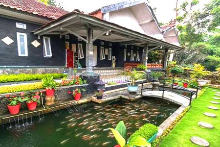 Jual Villa Gaya Modern Farm House View Bukit dan Lembah di Ciater Subang