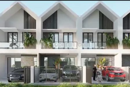 Dijual Town House Baru 2 Lantai dengan Konsep American Modern Style dan Scandinavian di Pisangan, Ciputat Timur, Tangerang Selatan - LB 80 m2