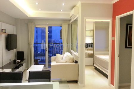 Sewa Apartemen Cosmo Mansion (Jakarta Residence) Thamrin City Jakarta Pusat - 2 Bedroom Fully Furnished