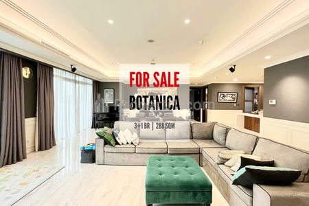 Jual Apartemen Botanica – 3+1 BR 288 sqm, BEST DEAL, Fully Furnish, Nice Interior Design, Well Maintained, by Inhouse Botanica Direct Owner – YANI LIM