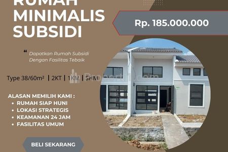 Dijual Rumah Subsidi Lokasi Strategis di Perumahan Annieland Tangerang