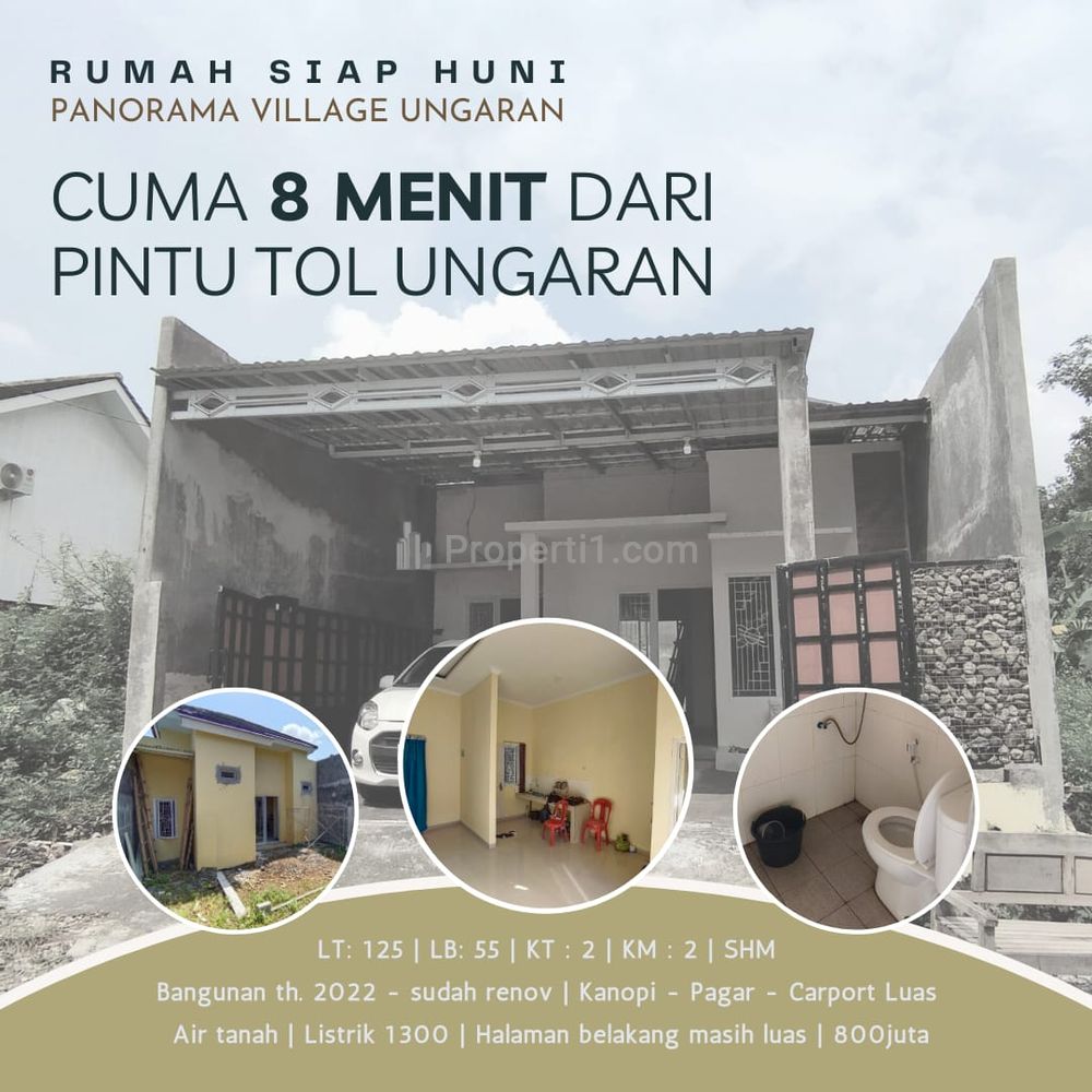 Dijual Rumah Siap Huni di Ungaran Timur Semarang