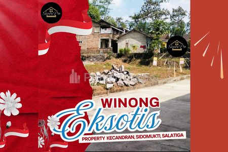 Jual Tanah Murah 120 Juta, Dekat Kampus UIN Pusat Salatiga, Desa Winong, Kecandran, Salatiga