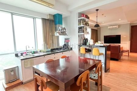 Dijual Murah Apartemen 2 Bedroom Furnished Luas 146m2, di Kemang Mansion Jakarta Selatan