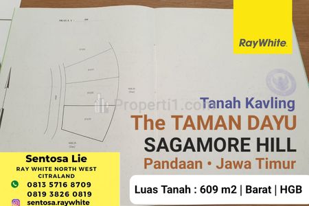 Dijual Tanah Kavling Taman Dayu Sagamore Hill Blok D2 - Pandaan Jatim