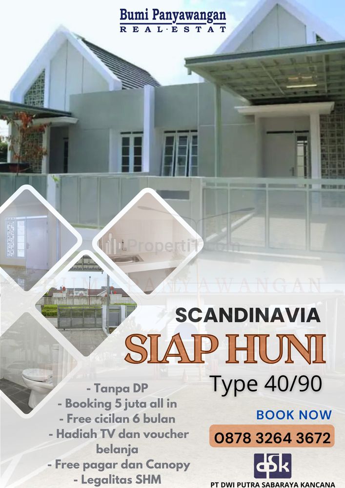 Dipasarkan Rumah Model Scandinavia Tipe 40/90 di Kawasan Premium Bandung