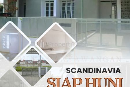 Dipasarkan Rumah Model Scandinavia Tipe 40/90 di Kawasan Premium Bandung