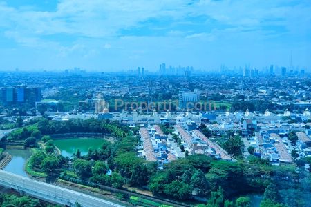 View menghadap kota Jakarta Barat dan Pusat