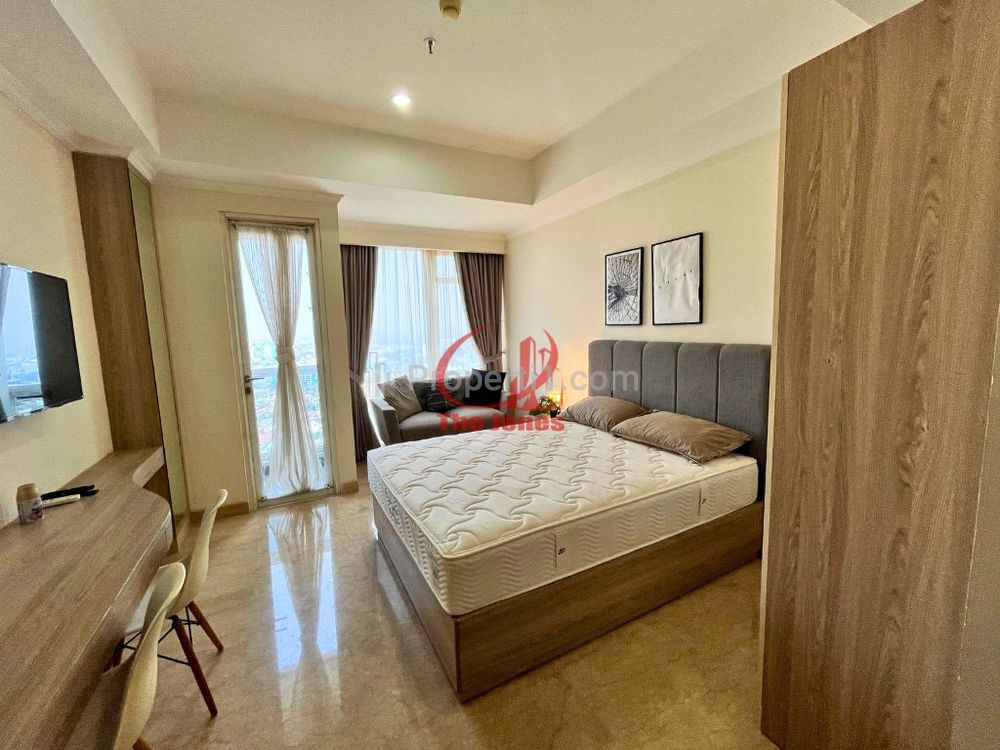 Sewa Apartemen Menteng Park Tipe Studio Fully Furnished, Dekat Taman Ismail Marzuki, RSCM, Bunda Hospital, dan Kampus UI Salemba