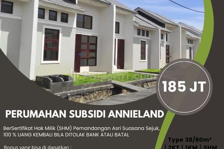 Dijual Rumah Subsidi Terjangkau di Tangerang