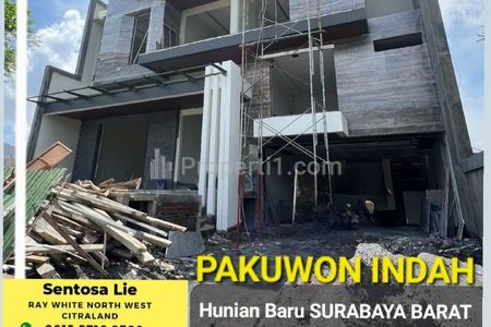 Dijual Rumah Baru Pakuwon Indah Surabaya Cluster Lisbon Plus Smart Home Teknologi Dekat Citraland, Pakuwon Mall, Graha Family