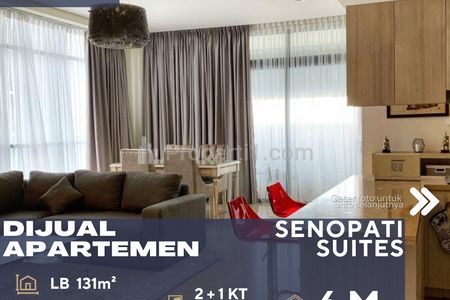 Jual Apartemen Senopati Suites 2BR Full Furnish di Senayan Jakarta Selatan