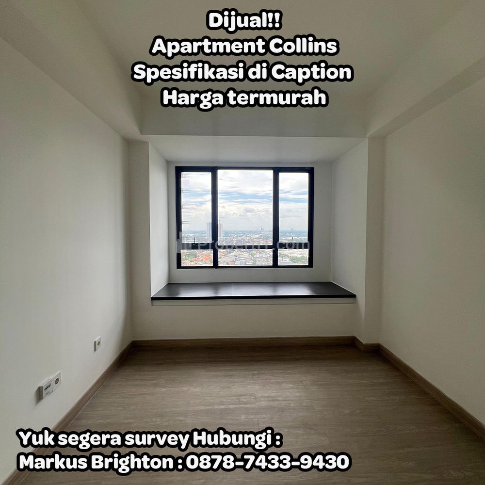 Jual Apartemen Mewah Collins Boulevard di Tengah Kota Gading Serpong Dengan Harga Hanya 700 Juta dan Masih Bisa Nego Lagi!!!