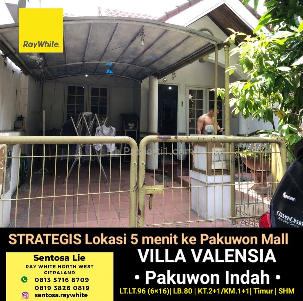 Dijual Rumah Pakuwon Indah Villa Valensia Dekat Citraland, Pakuwon Mall, Sekolah Sampoerna Academy Pakuwon Surabaya