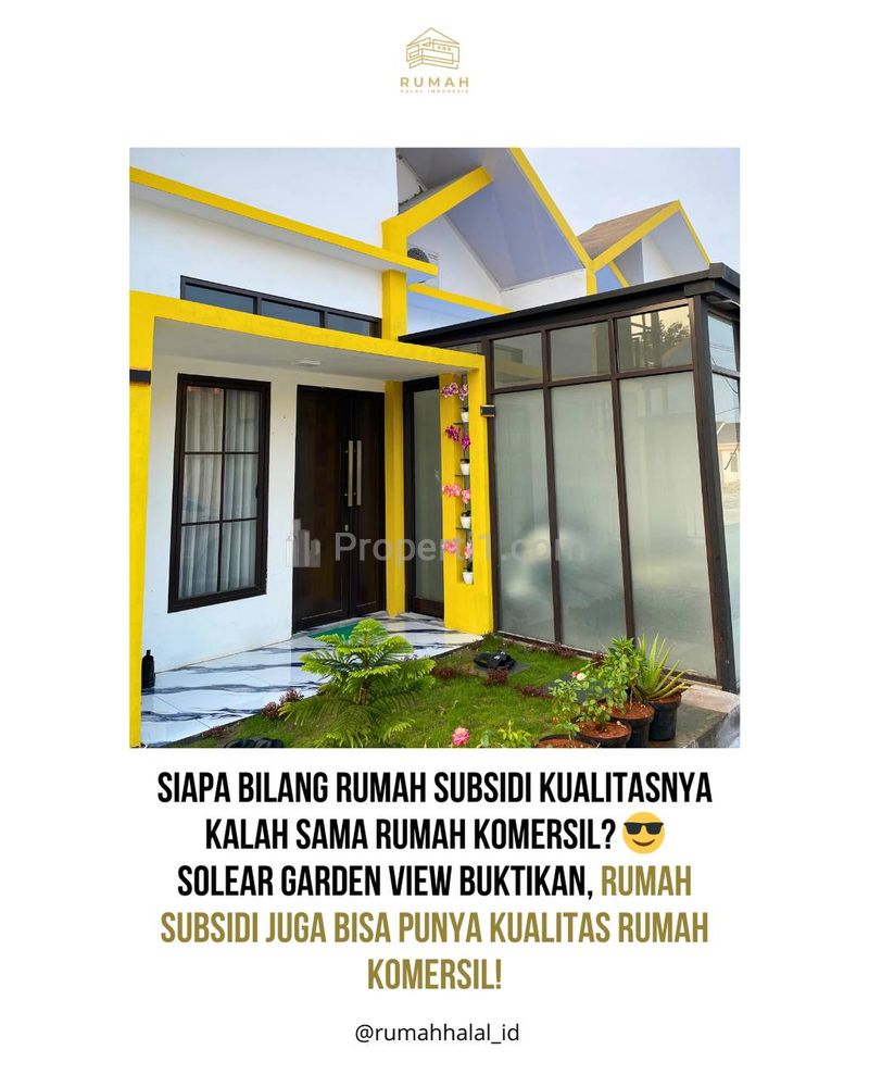 Dijual Rumah Subsidi dengan Cicilan 1,2 Juta-an Solear Garden View Tangerang 