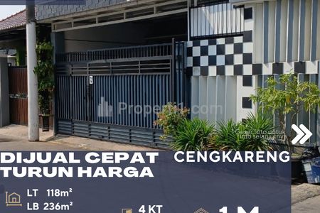 Dijual Cepat Rumah 2 Lantai di Daerah Duri Kosambi Jakarta Barat