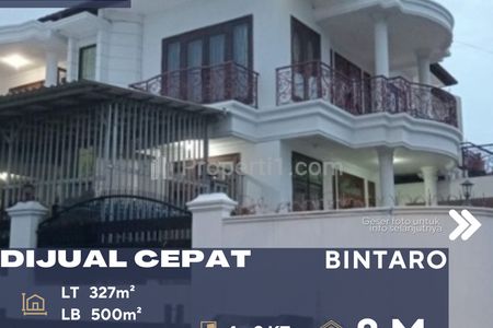 Dijual Cepat Rumah Lokasi Strategis di Daerah Bintaro Jakarta Selatan