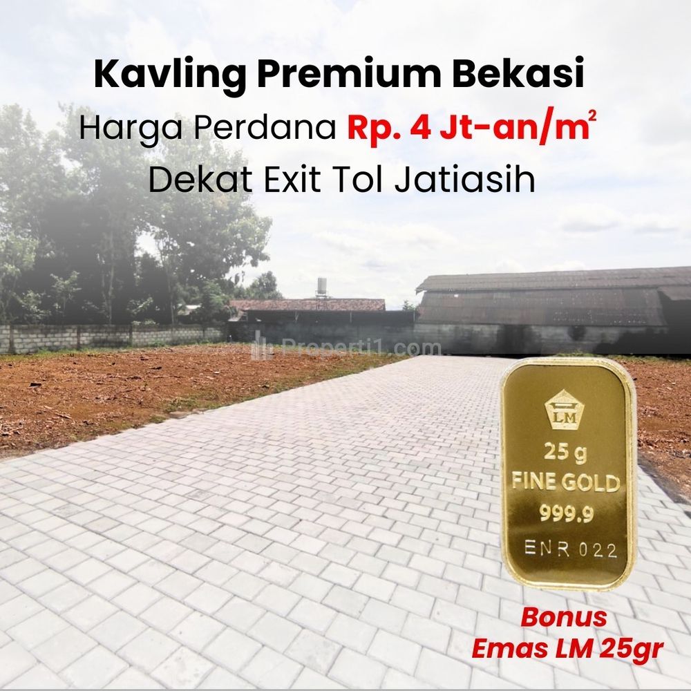 Jual Kavling Murah SHM Siap Bangun di Jatiasih Bekasi