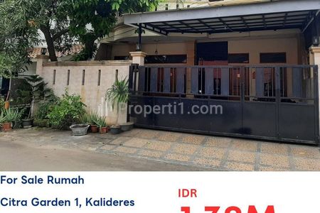 Dijual Rumah MURAH Citra Garden, Jakarta Barat