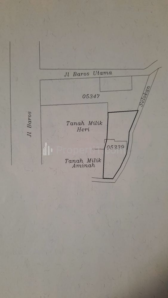 Dijual Rumah Hitung Tanah Kondisi Setengah Jadi di Jalan Baros Utama, Cimahi