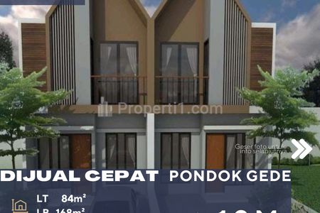 Dijual Rumah Primary Cluster Excluxive Lokasi Strategis Unit Terbatas di Pondok Gede Bekasi