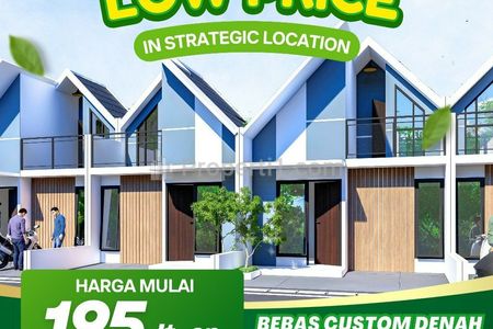 Dijual Rumah Desain Scandinavian Bonus Rooftop di Cinangka, Sawangan, Kota Depok