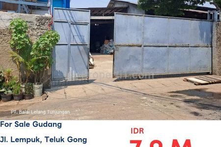 Dijual Gudang MURAH di Lempuk Raya, Penjaringan, Jakarta Utara