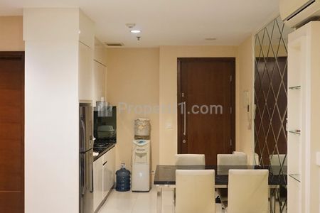 For Rent Apartment Denpasar Residences Kuningan City 2 BR 59m2 Furnished Modern Bagus