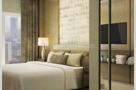 For Rent Modern Luxury Apartment With Full Modern Furnished at La Maison Barito Type 2BR - Strategic Location in South Jakarta