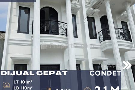 Dijual Rumah Dalam Townhouse di Daerah Condet Jakarta Timur