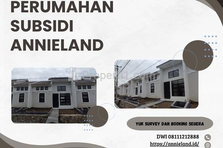 Dijual Rumah Subsidi Impian Banyak Bonusnya di Tangerang