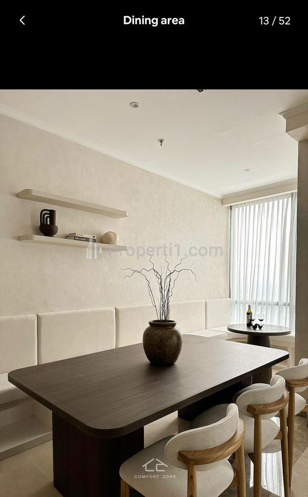Disewakan Apartemen District 8 SCBD Sudirman 3 BR 57 Floor Good Furnished Ready To Move In