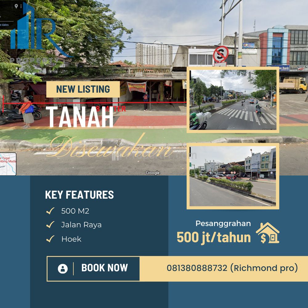Sewa Tanah Komersil Depan Jalan Raya di Pesanggrahan Jakarta Selatan