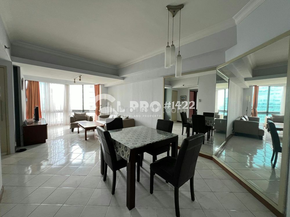 Disewakan Condominium Taman Anggrek 2 Bedrooms Dekat ke Halte Busway S Parman Tanjung Duren Jakarta Barat
