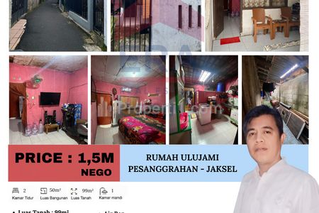 Dijual Rumah di Ulujami, Pesanggrahan - Jakarta Selatan