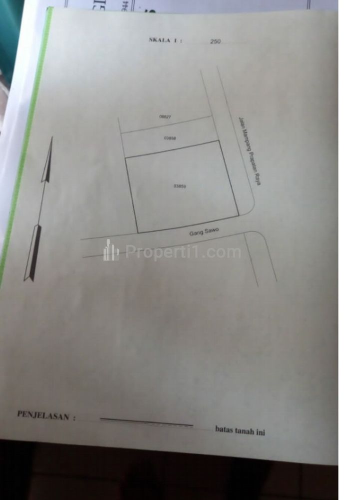 Jual Cepat Rumah + Toko/Warung di Mampang Prapatan Jakarta Selatan LT 209 m2