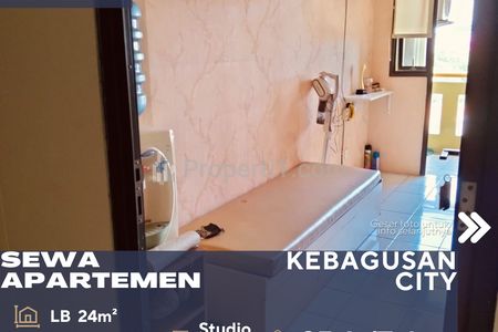 Disewakan Apartemen Kebagusan City Studio Type Semi Furnished di Pasar Minggu Jakarta Selatan