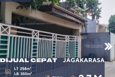 Dijual Cepat Rumah Dalam Komplek Harga di Bawah Harga Pasar di Jagakarsa Jakarta Selatan