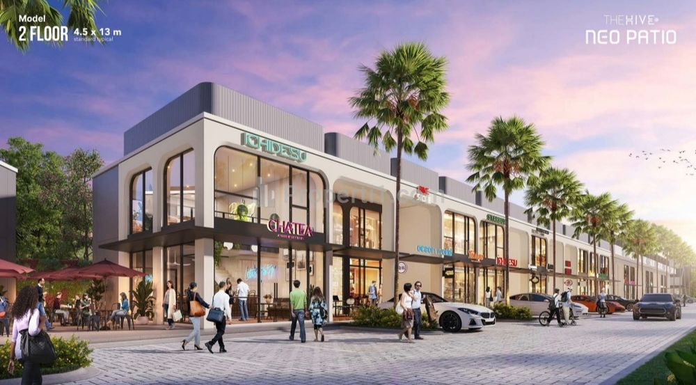 Dijual Ruko Terbaru 2 Lantai di Lippo Cikarang The Hive Neo Patio Harga Perdana di Pusat Ekonomi Koridur Timur Jakarta