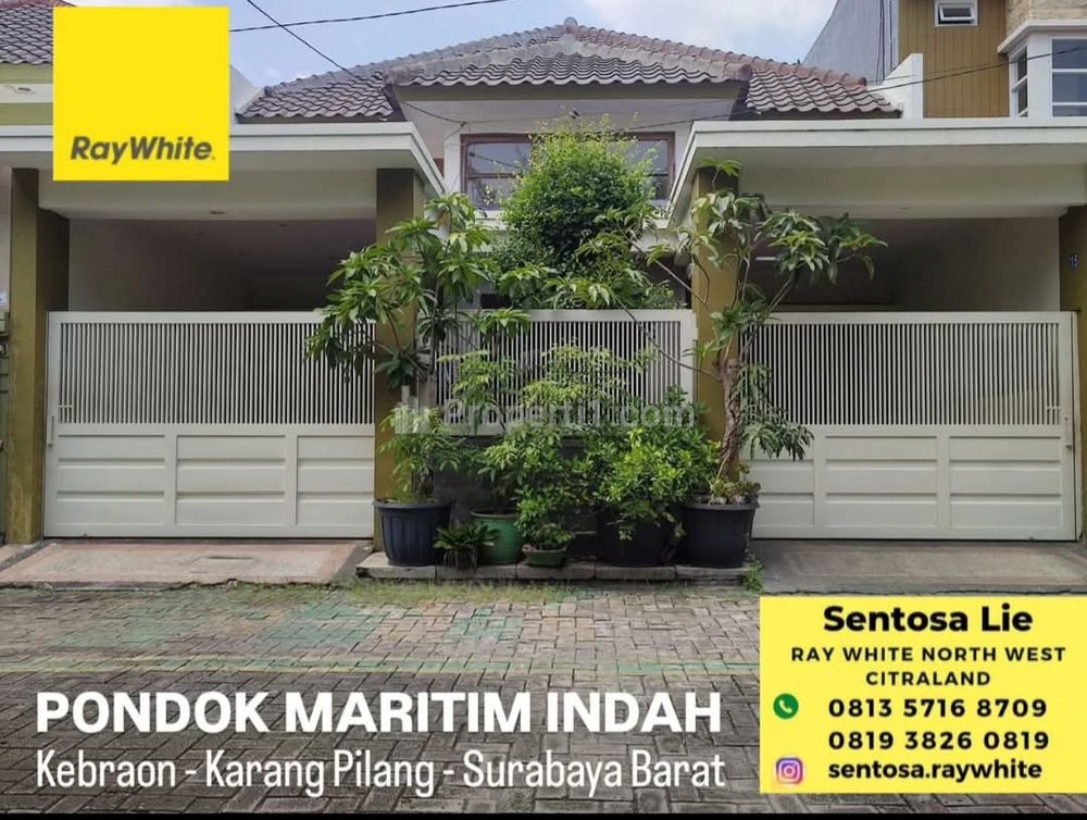 Dijual Rumah 153 m2 Pondok Maritim Indah Kebraon - Karang Pilang - Dekat Wiyung, Tol Gunung Sari, Pakuwon Mall - Surabaya