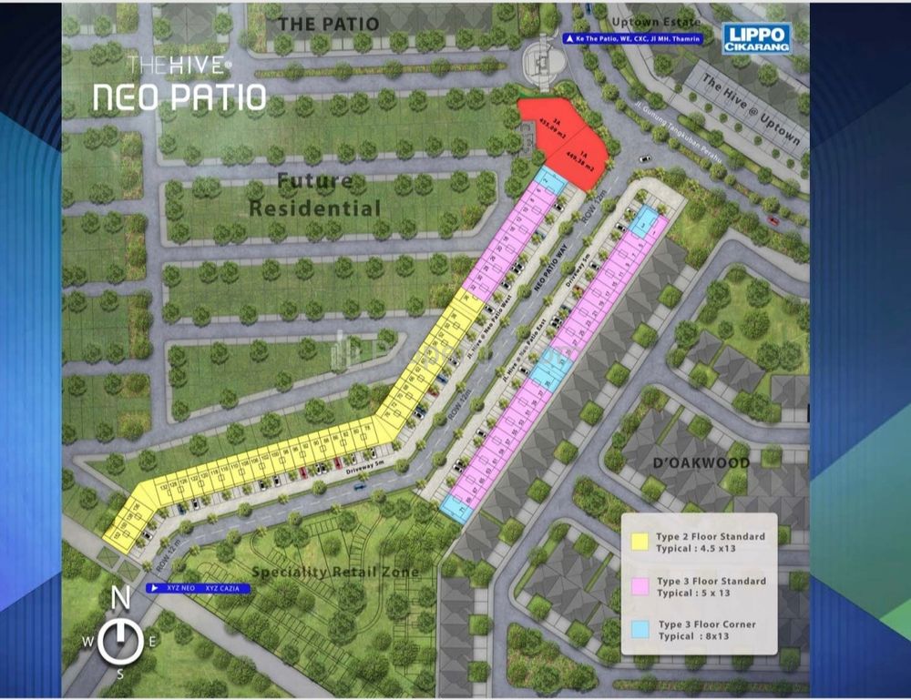 Dijual Ruko Terbaru 2 Lantai di Lippo Cikarang The Hive Neo Patio Harga Perdana di Pusat Ekonomi Koridur Timur Jakarta