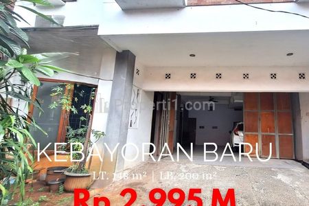 Dijual Rumah Tinggal Siap Huni di Petogogan Kebayoran Baru Jakarta Selatan