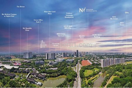 Dijual Navapark Business Suites, BSD City