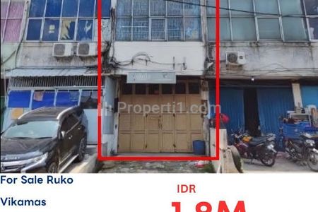 Dijual Ruko Murah Vikamas Barat, Jakarta Utara