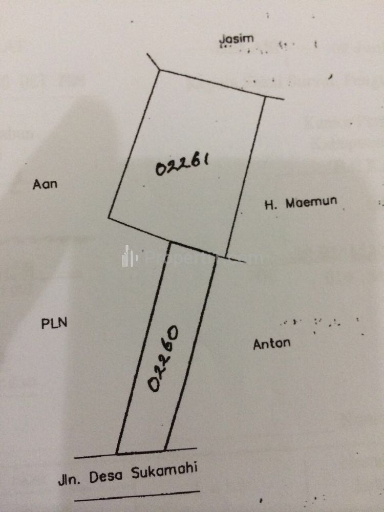 Dijual Tanah Ngatong 1525 m2 SHM Jl. Raya Sukamahi Cikarang Bekasi Siap Bangun