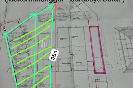 Dijual Tanah Nol Jalan Raya Kupang Baru - Sukomanunggal Surabaya Barat Komersial Area Cocok Buat Segala Usaha