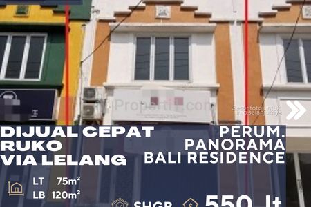 Dijual Cepat Ruko Via Lelang di Daerah Ciseeng Bogor